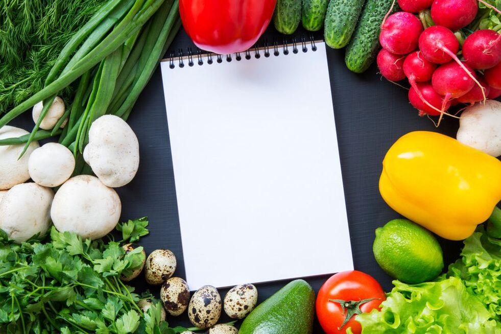 verdure e diario alimentare per dimagrire