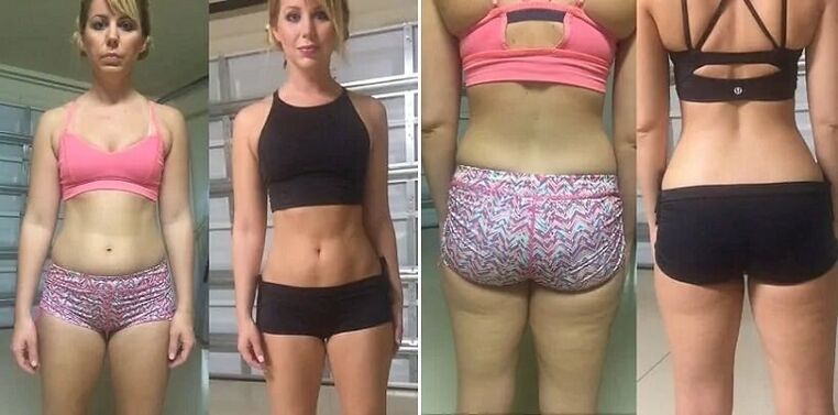 foto prima e dopo della dieta cheto